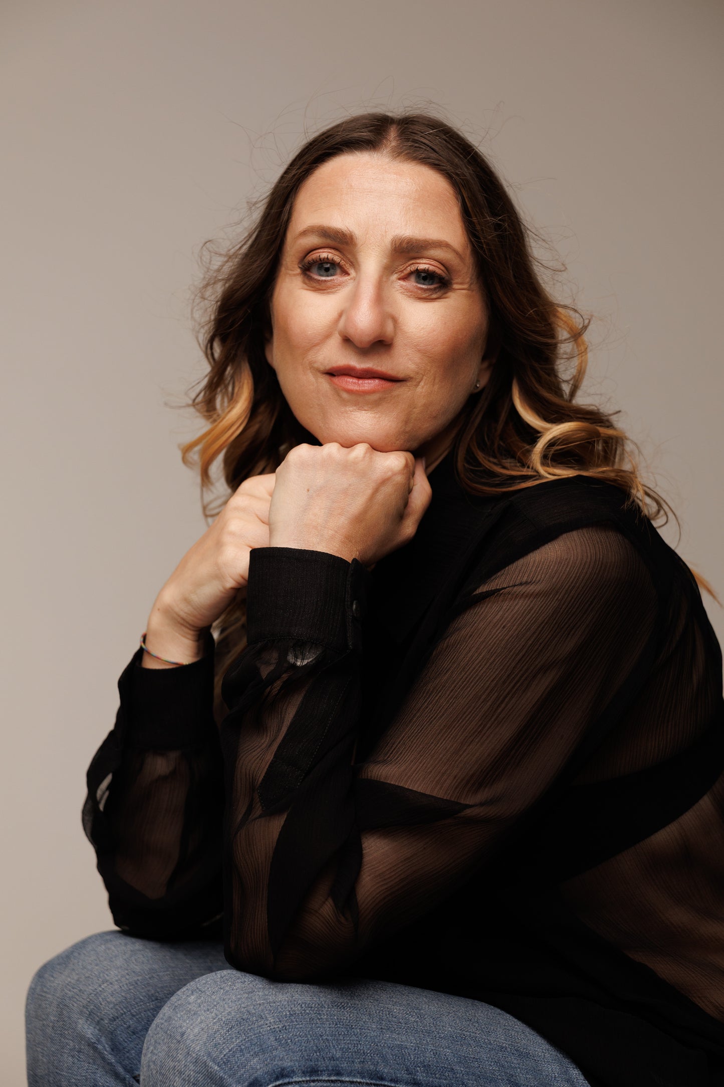 camicia in georgette di pura seta
