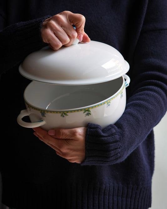 Zuppiera porcellana Limoges J.L coquet mod vieux marseille