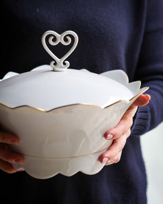 Zuppiera porcellana Limoges J.L coquet mod samoa