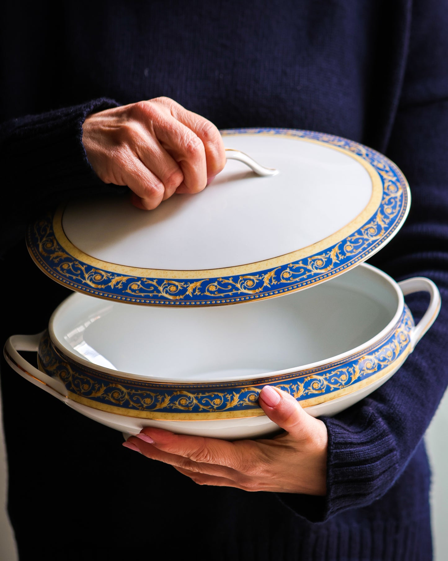 Zuppiera Royal Limoges modello recamier modello opera