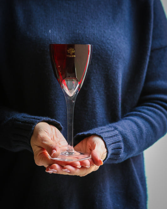 Servizio da sei bicchieri in cristallo Richard Ginori