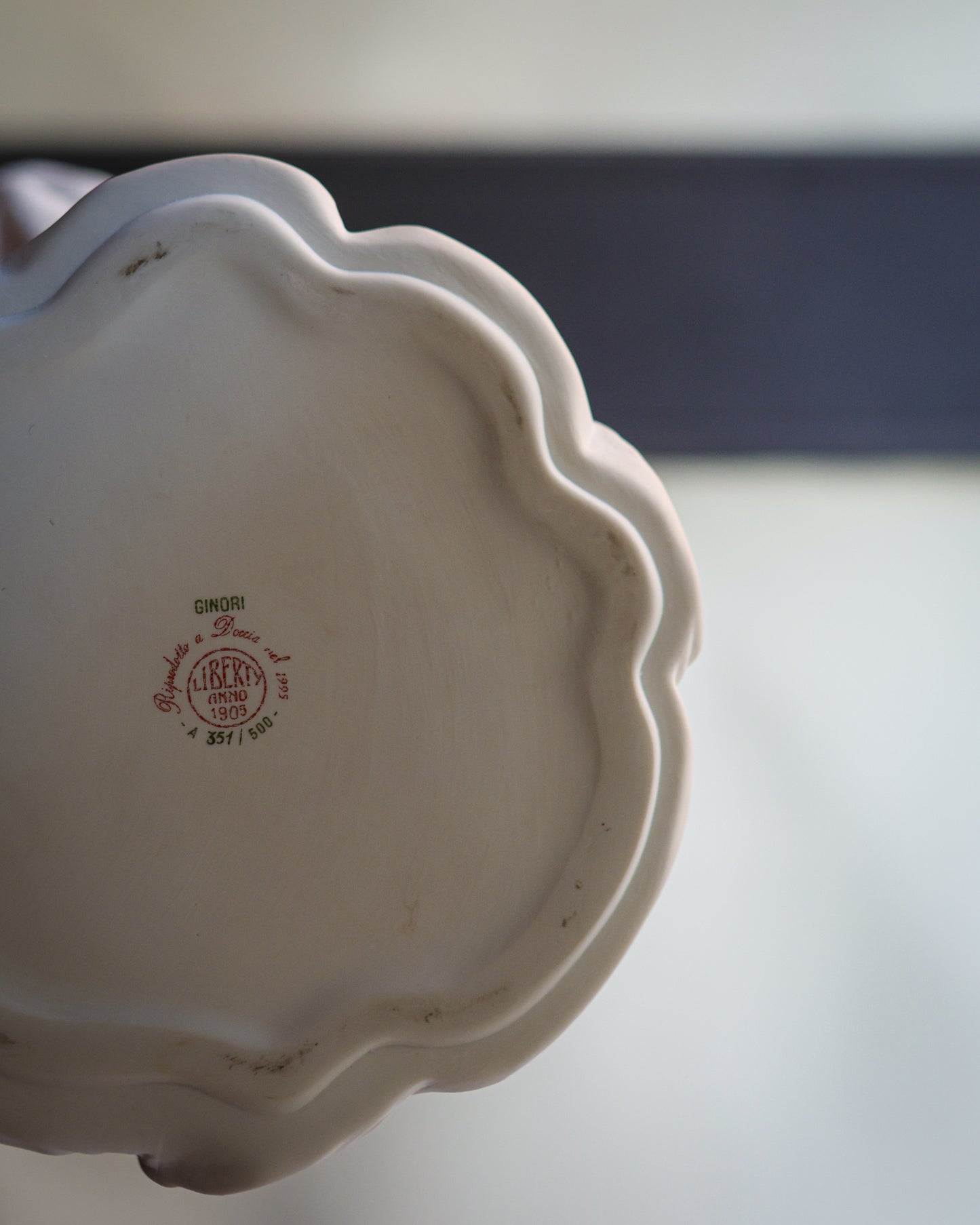 Vaso da collezione Richard Ginori Tre grazie numerato