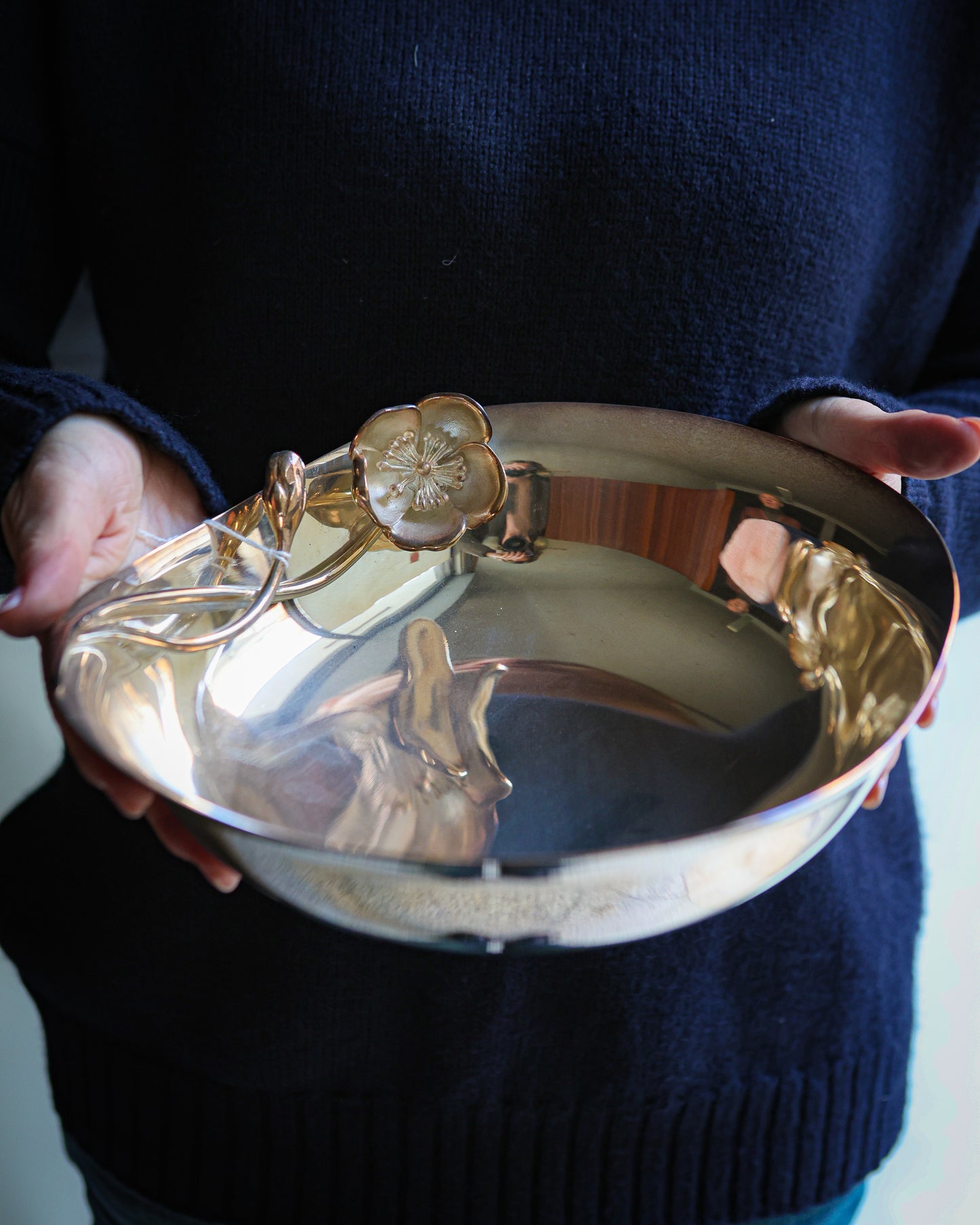 Coppa Centrotavola Christofle modello Anemone