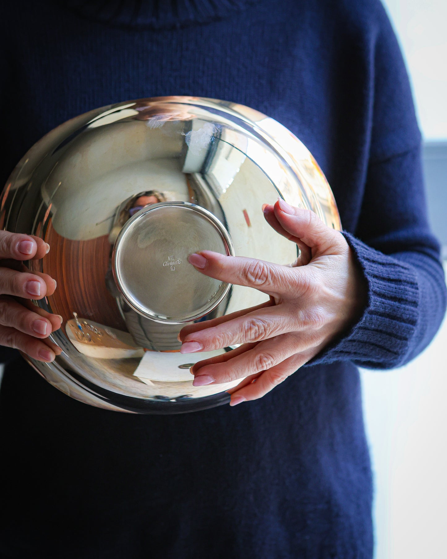 Coppa Centrotavola Christofle modello Anemone