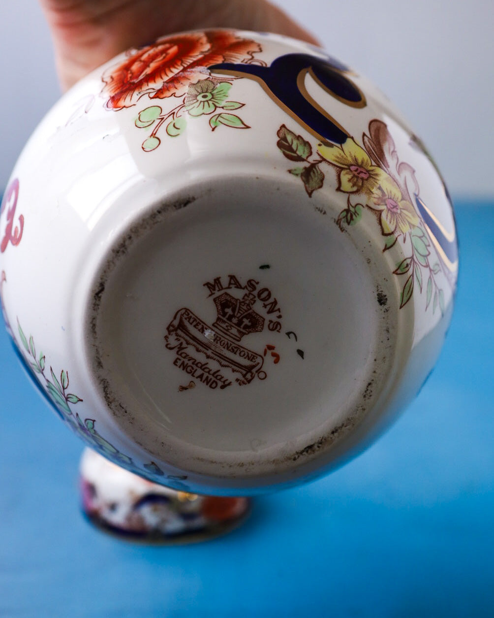 Ginger jar mason's mandalay blue