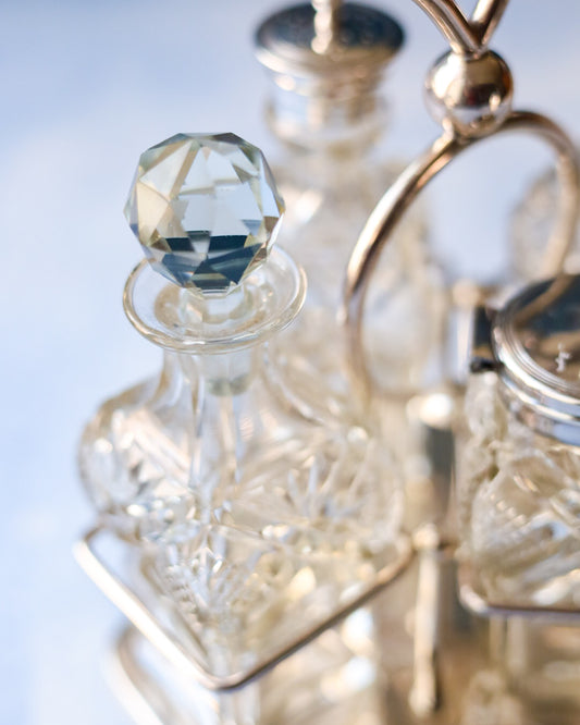 menager in cristallo e sheffield