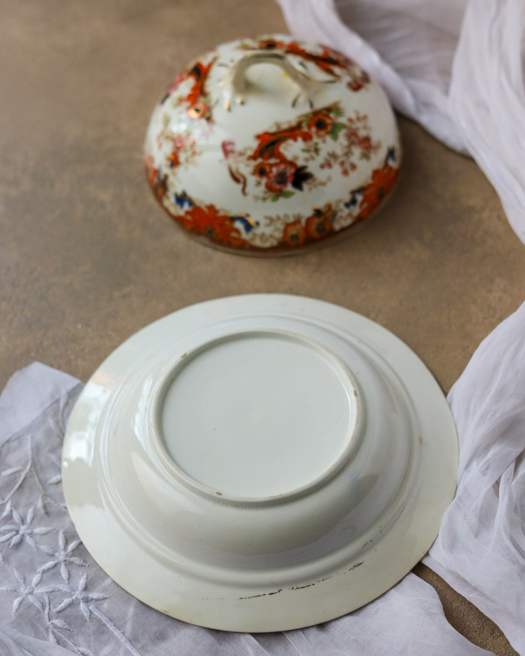 Portamuffin in porcellana inglese