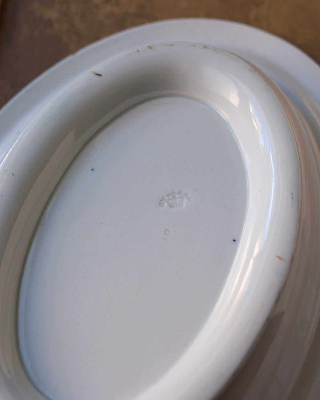 Set legumiera e 2 vassoi impilabili fiori blu