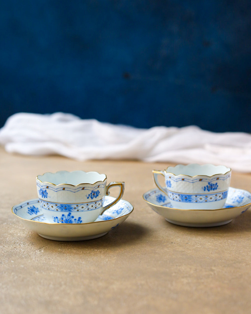 tete a tete herend decoro azzurro