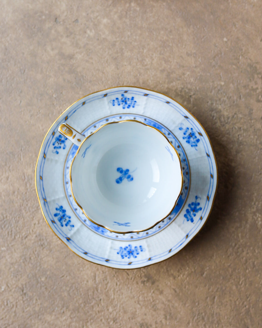 tete a tete herend decoro azzurro