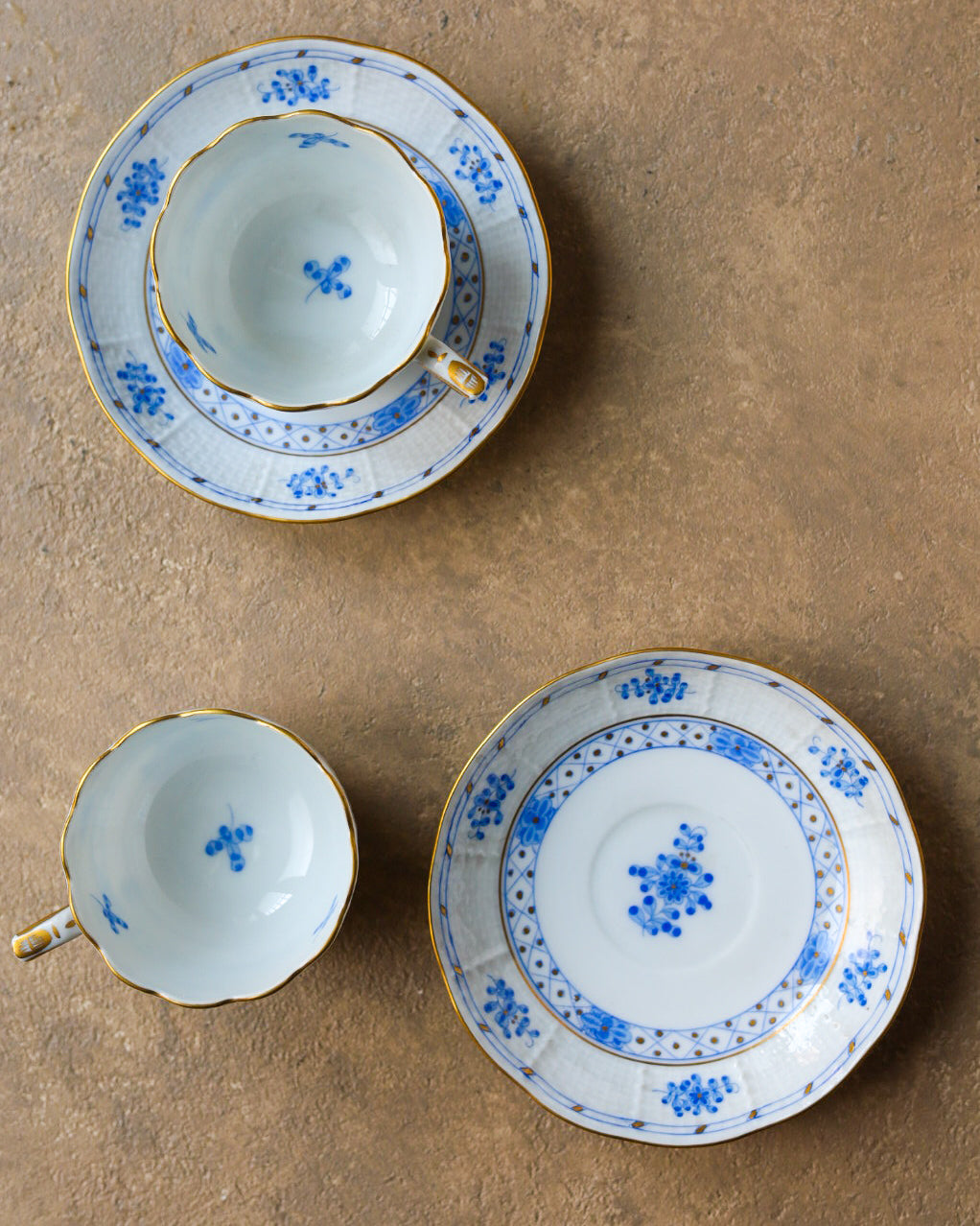 tete a tete herend decoro azzurro