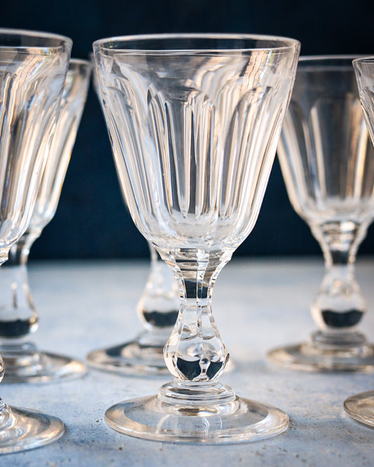 set bicchieri da 6 da liquore vetro inglese