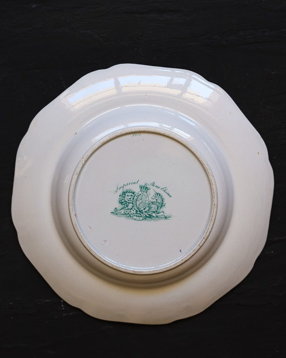 Fondine Stone China Inglesi a Decoro Policromo Chinoiserie, Inghilterra Pieno Ottocento