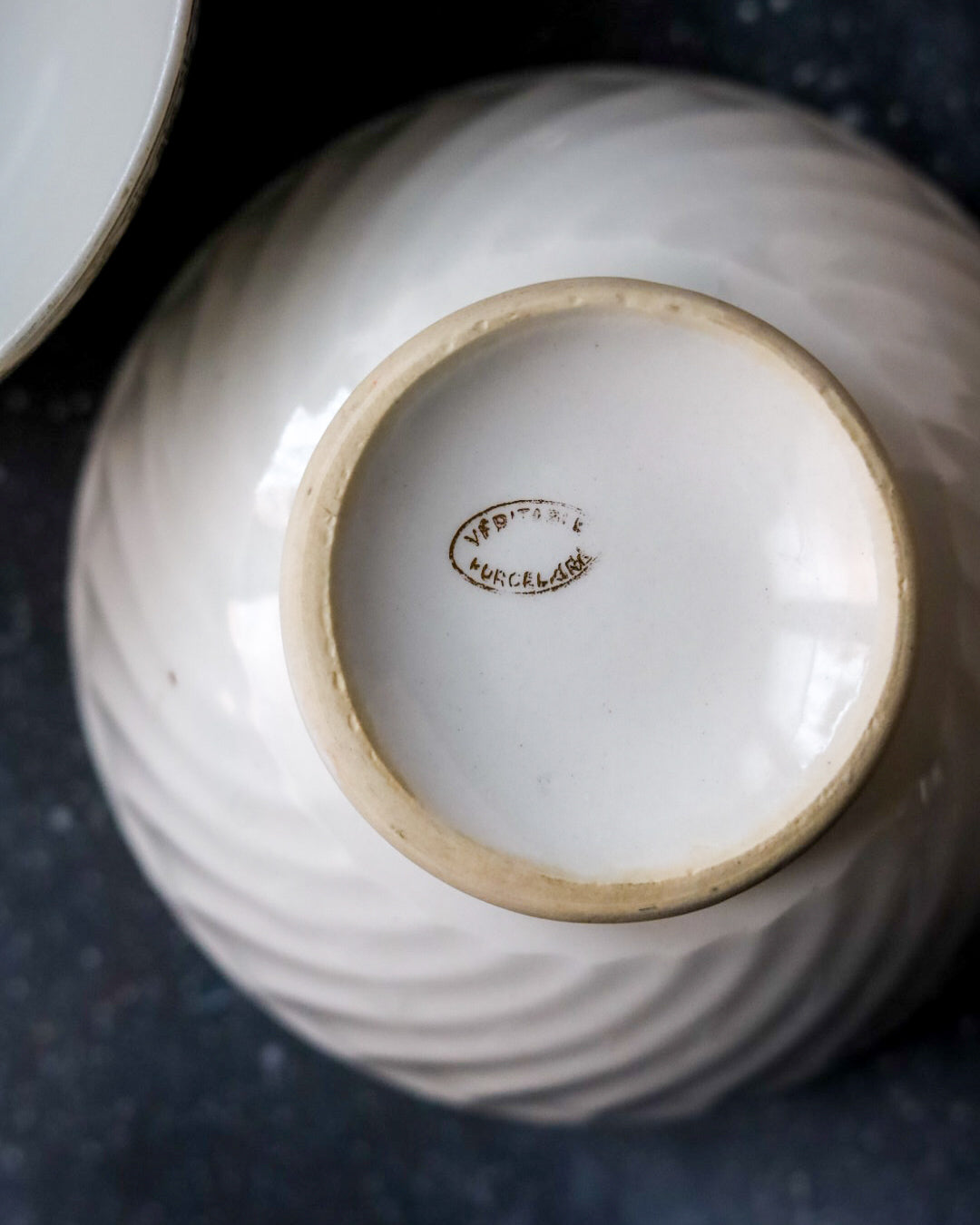 Set tre ciotole francesi con decoro oro