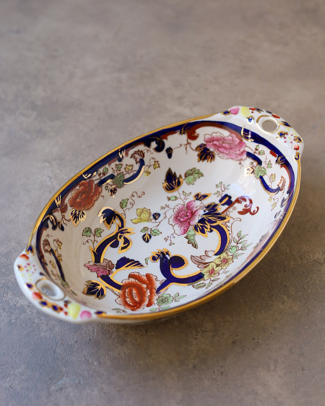 Vassoietto Ovale Mason's Ironstone "Mandalay", Inghilterra Anni '50
