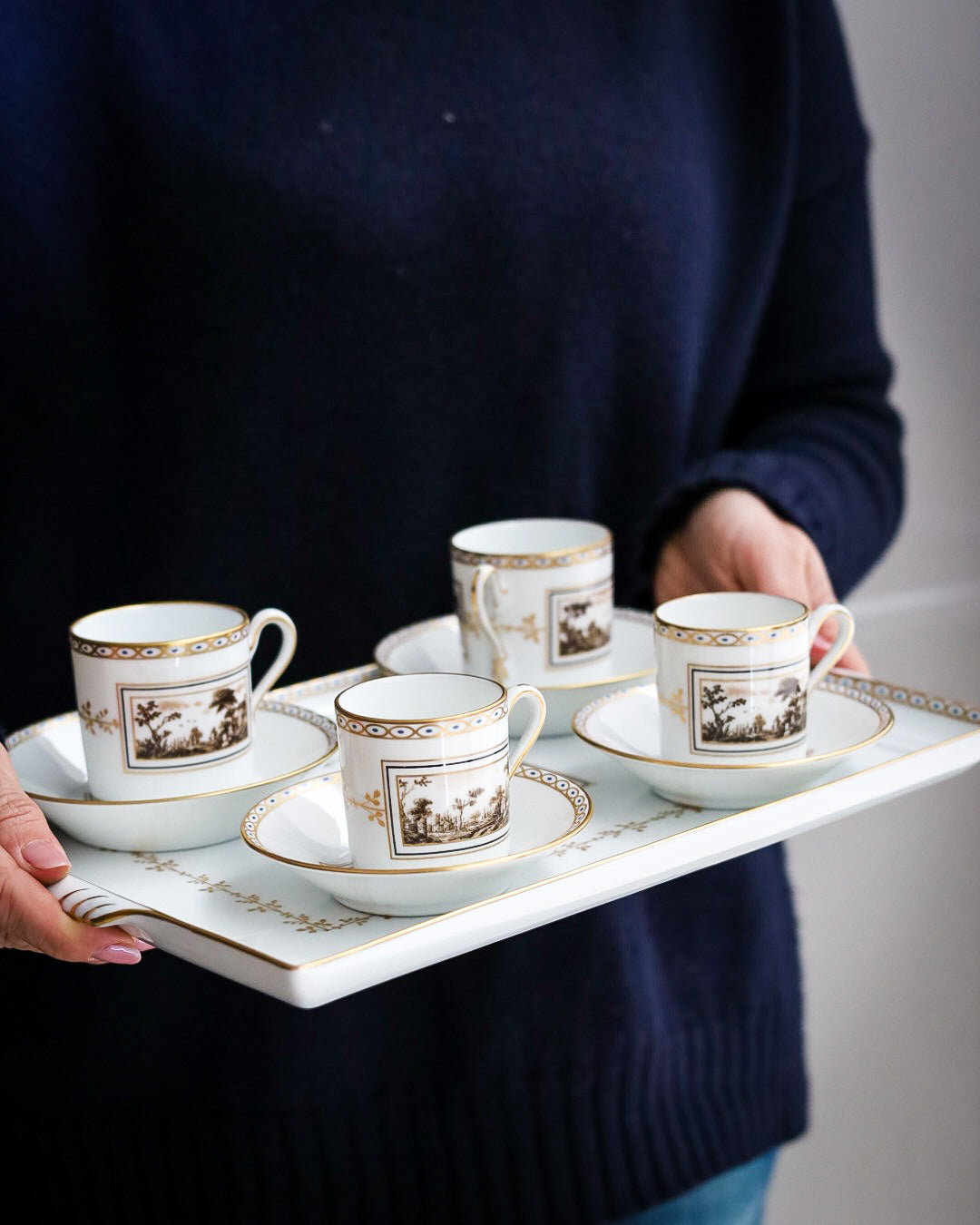 Set tete a tete Richard Ginori decoro Fiesole