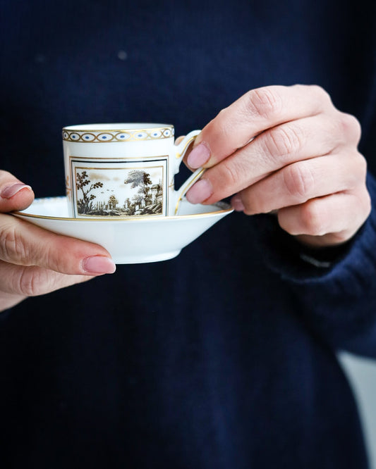 Set tete a tete Richard Ginori decoro Fiesole