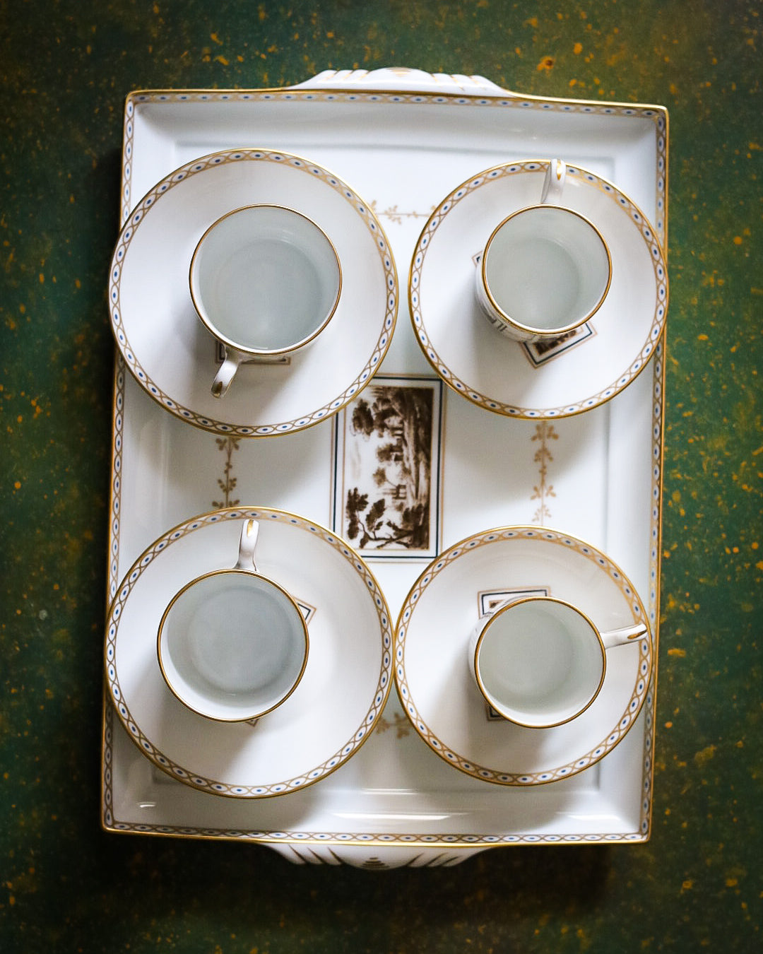 Set tete a tete Richard Ginori decoro Fiesole