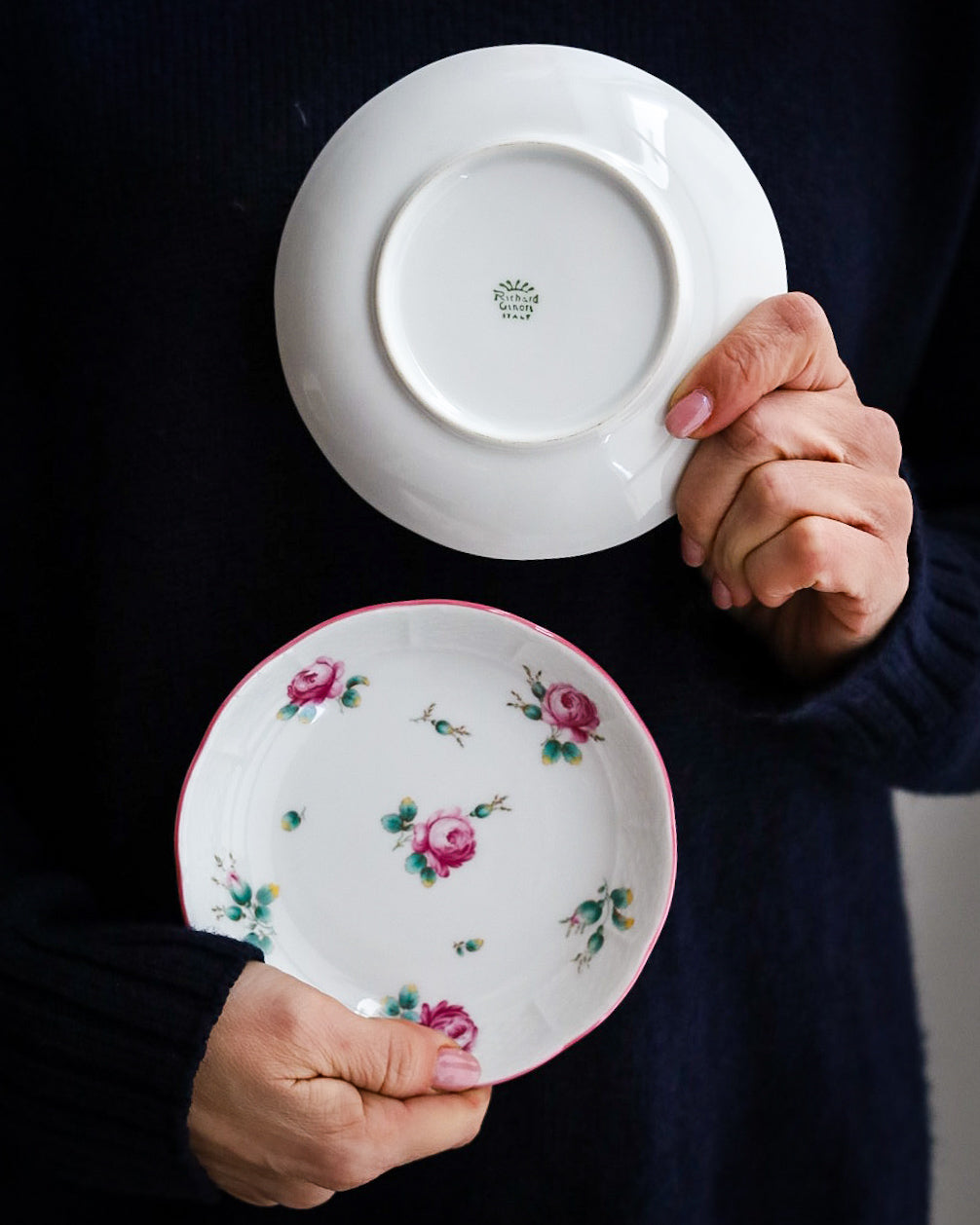 Coppia piattini Richard Ginori modello amalfi