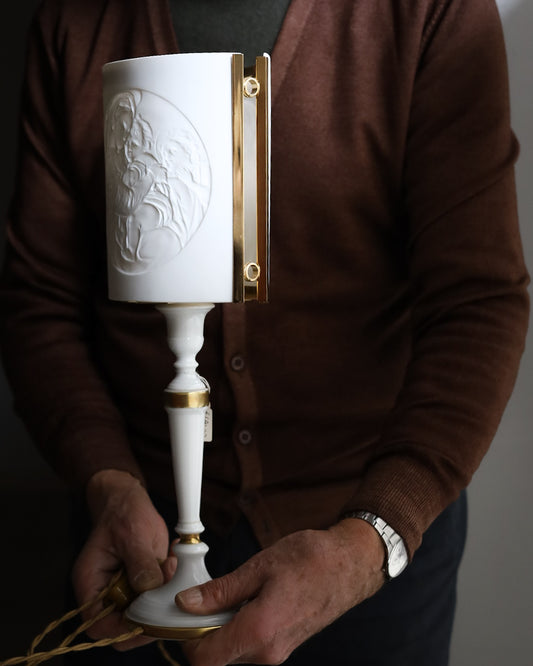 Lampada da collezione in porcellana Richard Ginori