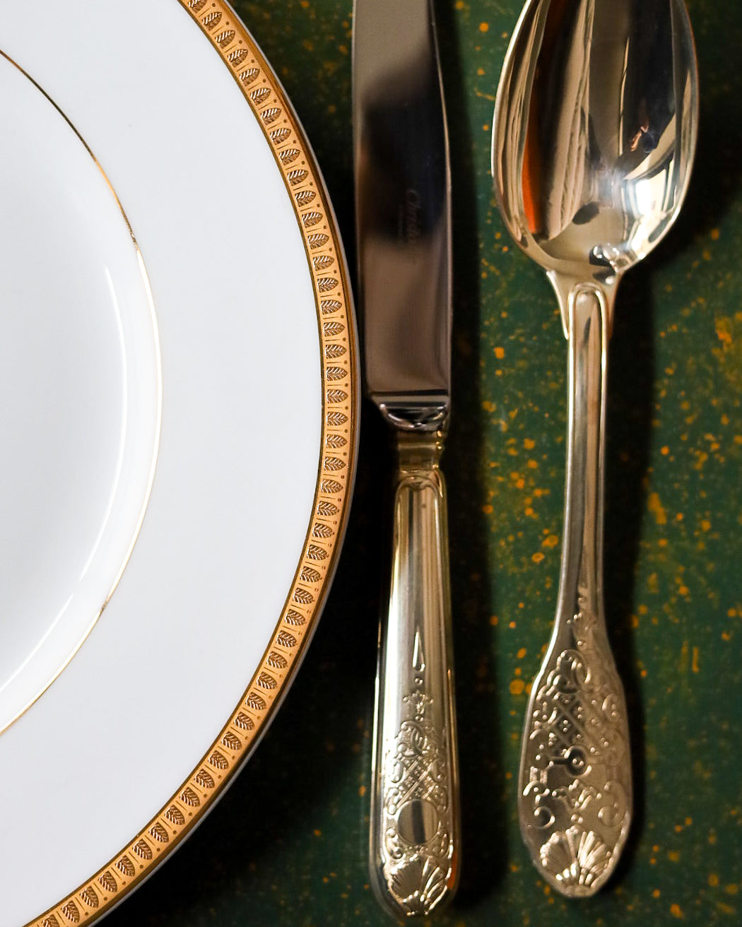 posti tavola mix and match Christofle in lega d'argento