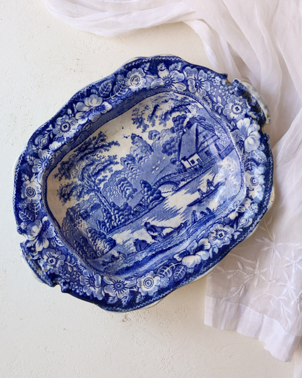 Vassoio porcellana willow