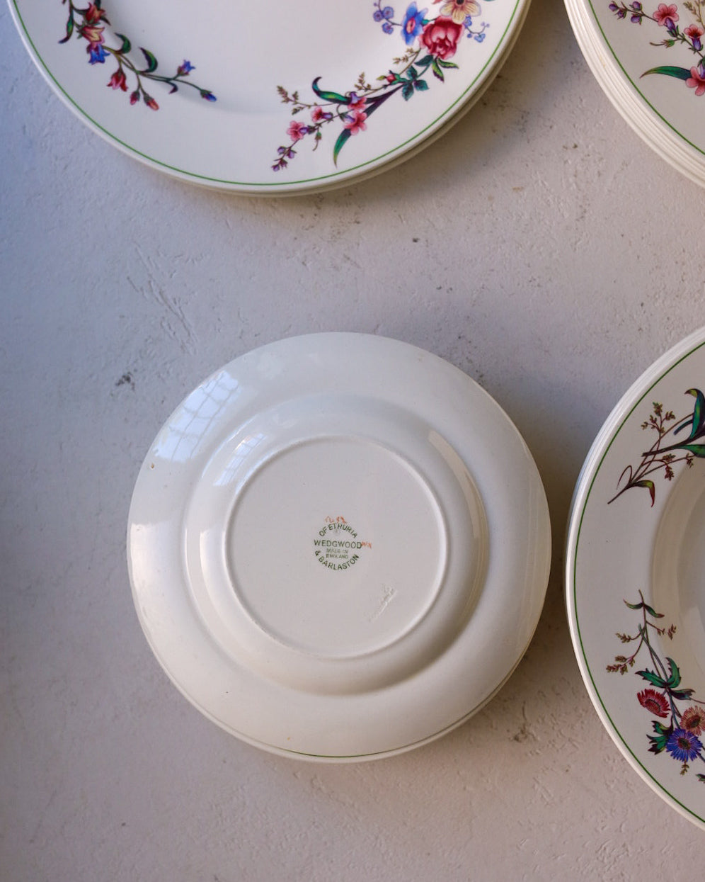 Grande servizio di piatti da sei wedgwood decoro hathaway