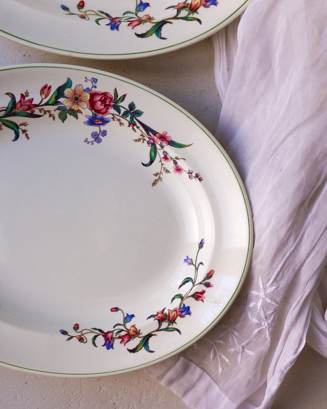 Grande servizio di piatti da sei wedgwood decoro hathaway