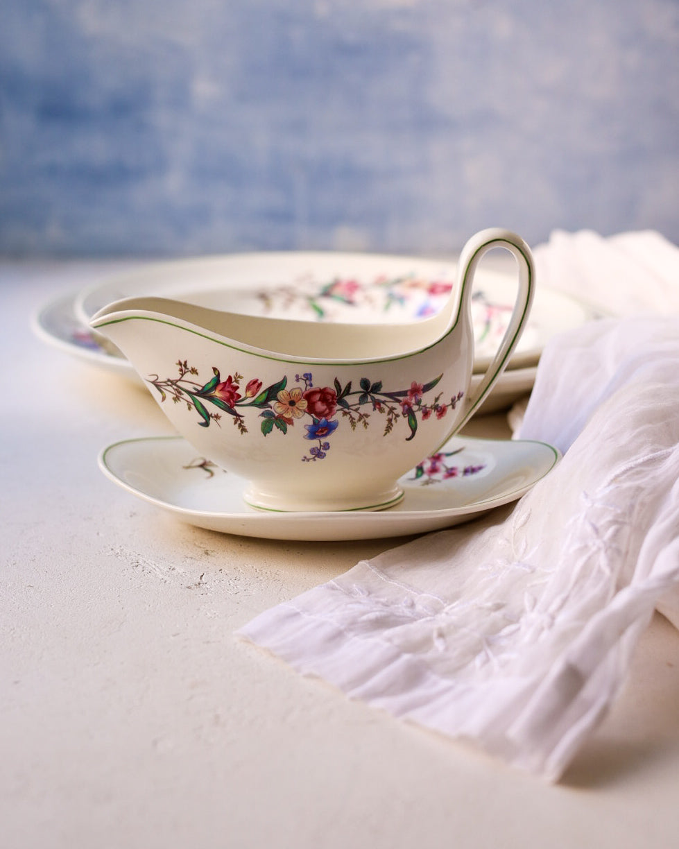 Grande servizio di piatti da sei wedgwood decoro hathaway