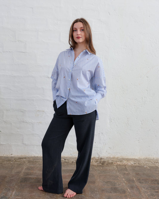 Camicia Donna in Popeline di Cotone Stampato — Edizione Limitata