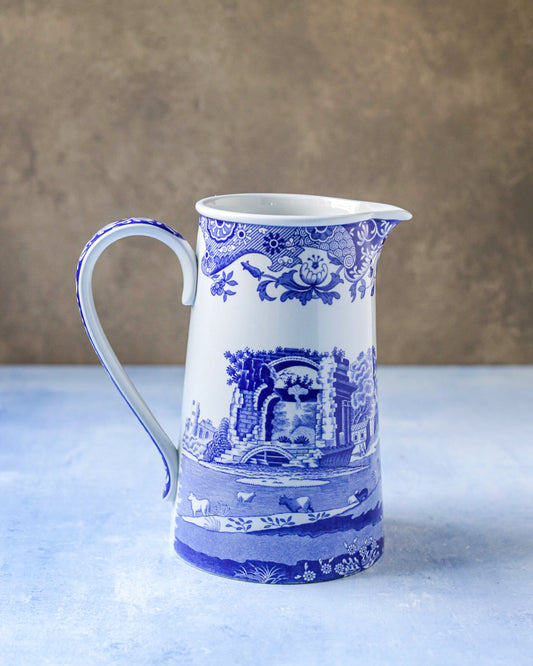 Brocca porcellana Spode decoro italian - Heyfoo