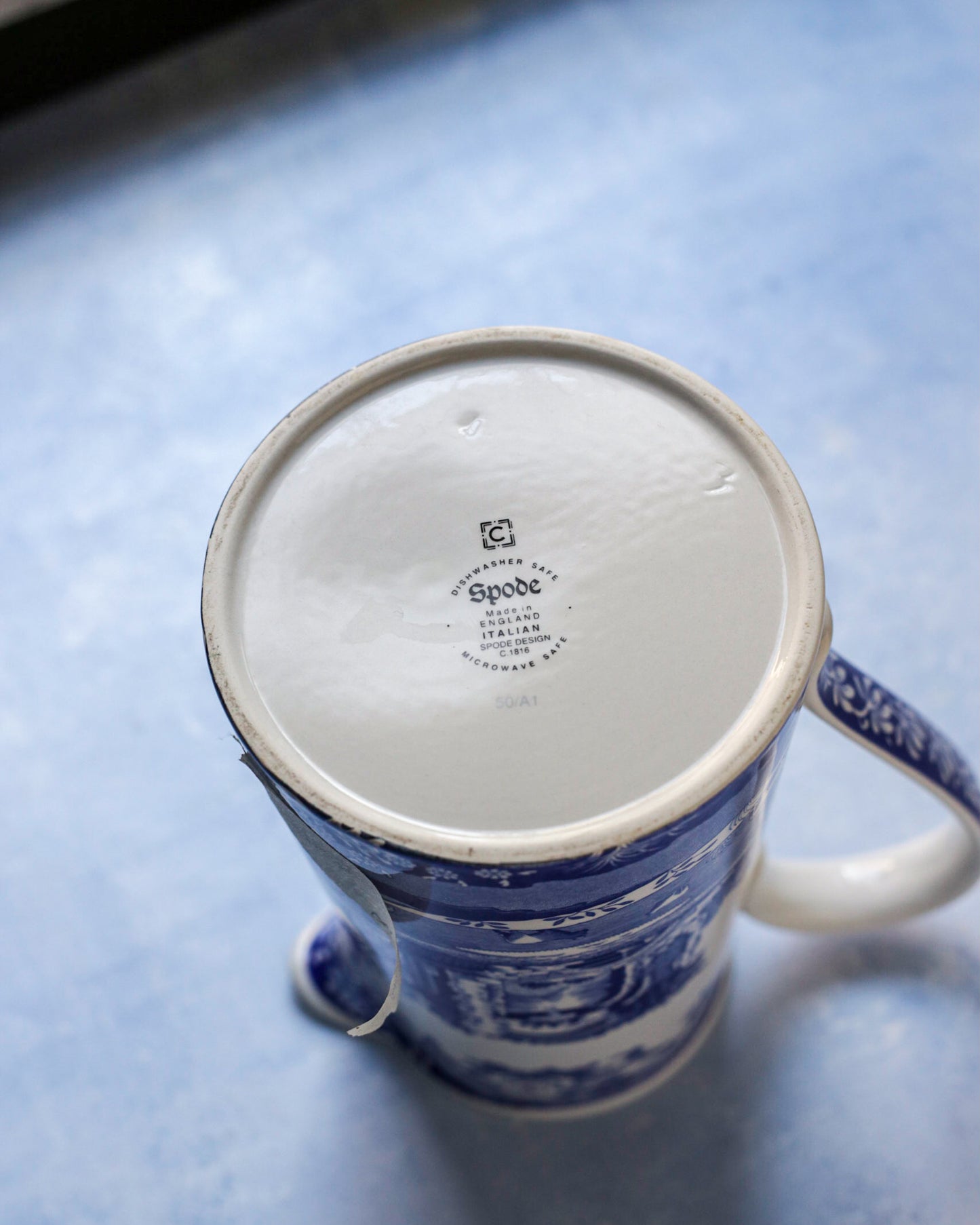 Brocca porcellana Spode decoro italian - Heyfoo