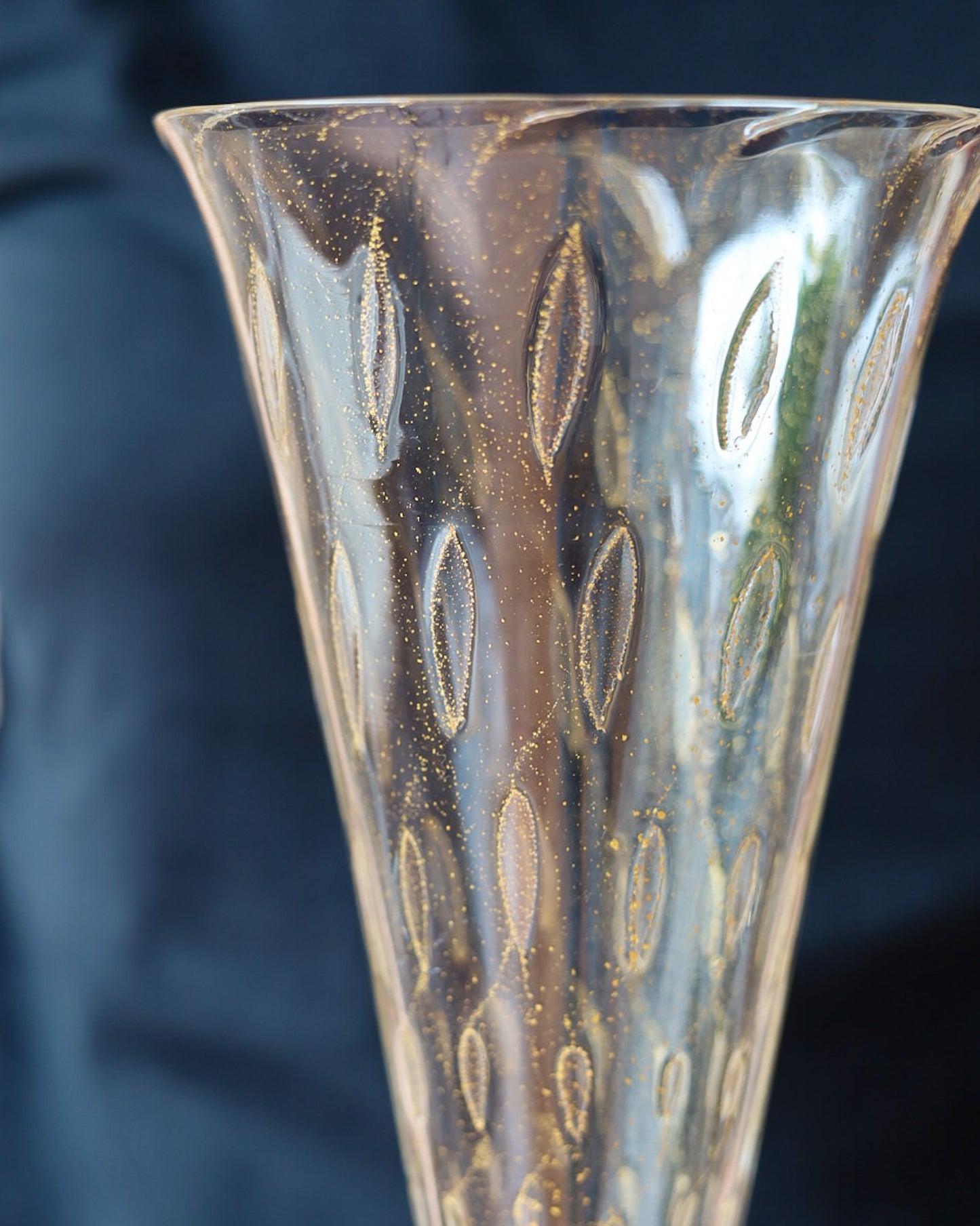 Bicchiere da collezione Gabbiani flutes con oro zecchino