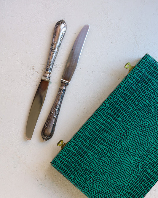 set di 12 coltelli da dolce con scatola francesi