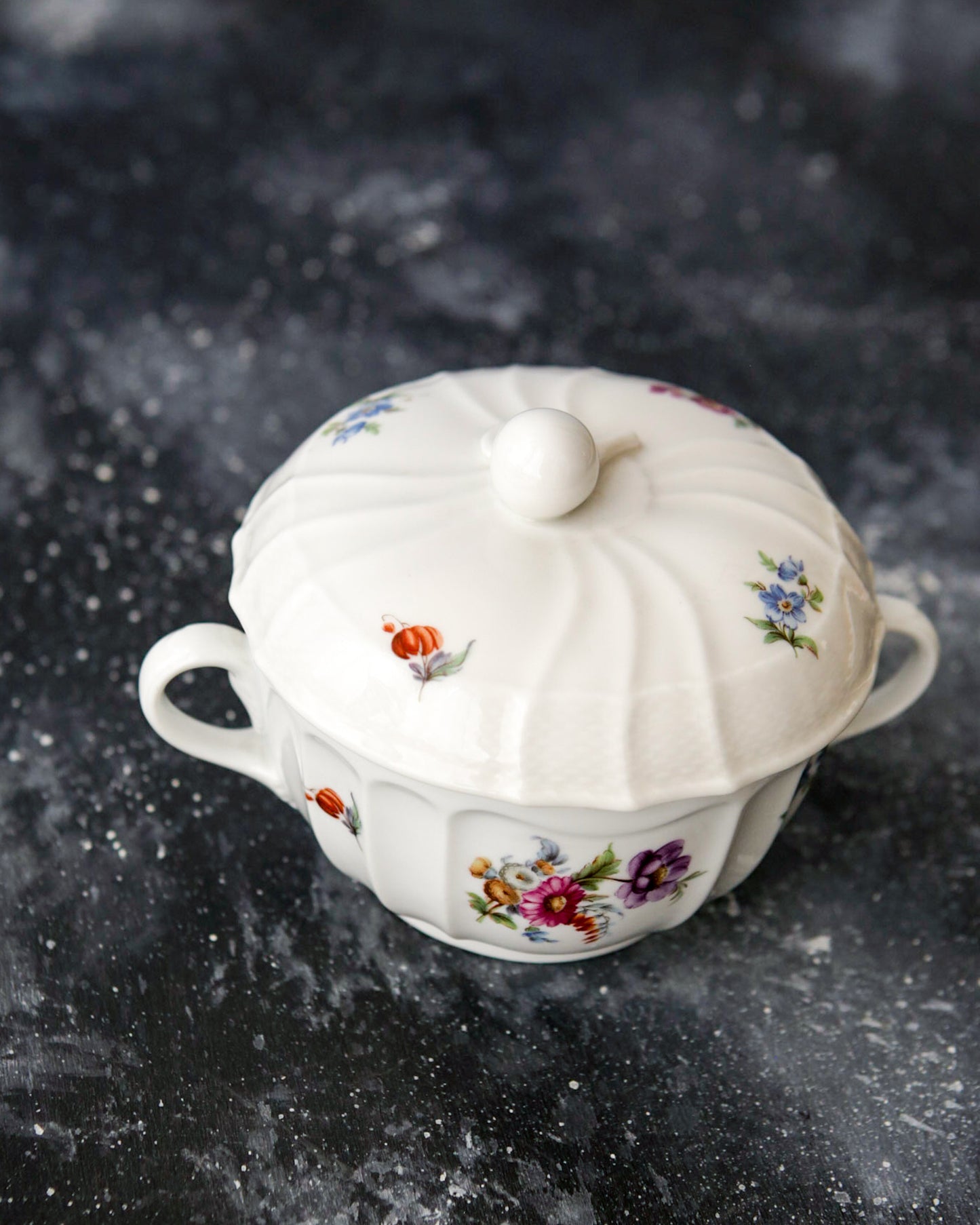 Minizuppiera Ginori con fiori