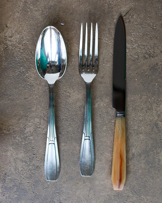 Servizio di posate francese art decò da 12