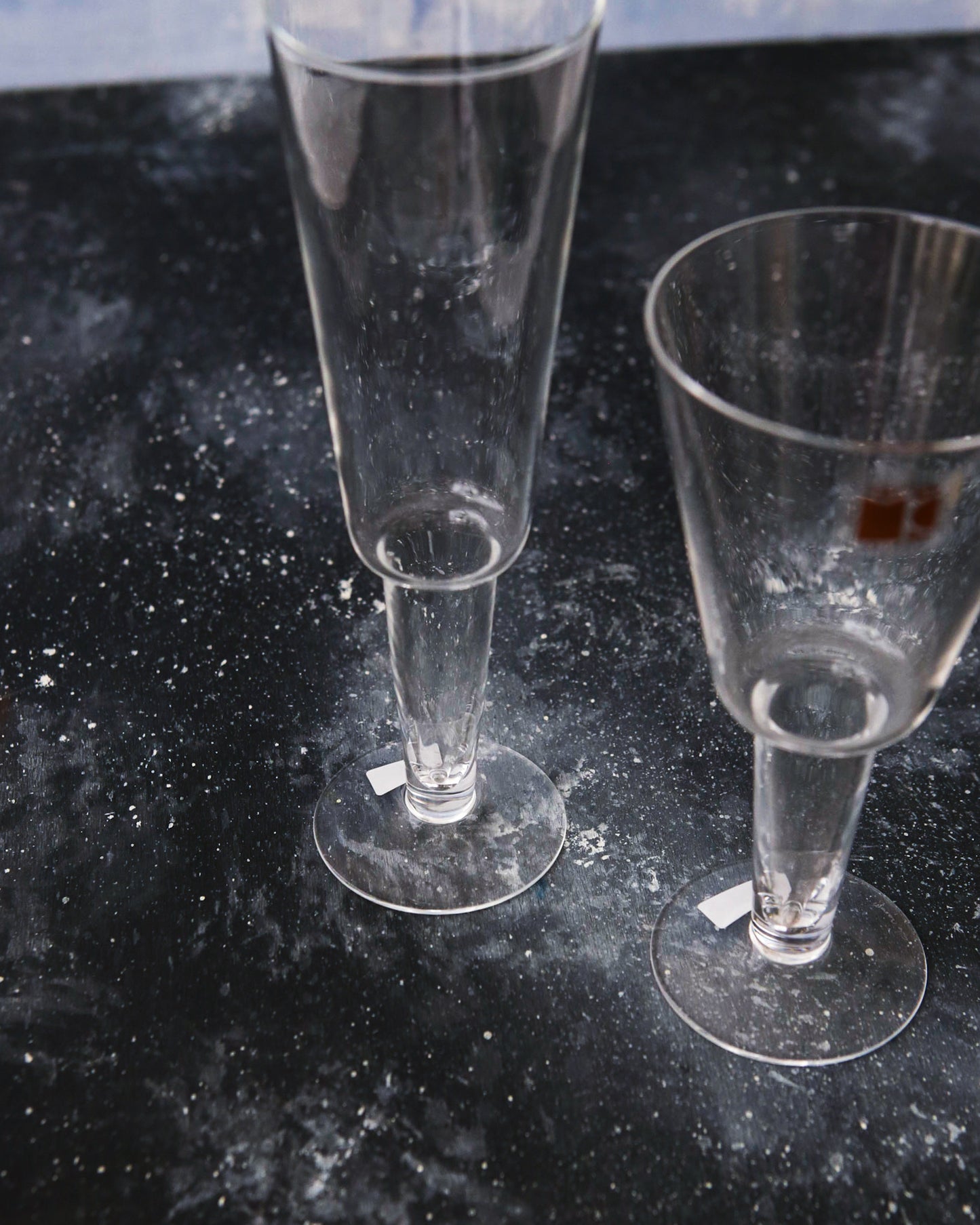 Servizio da sei bicchieri da vino e sei flutes Carlo Moretti