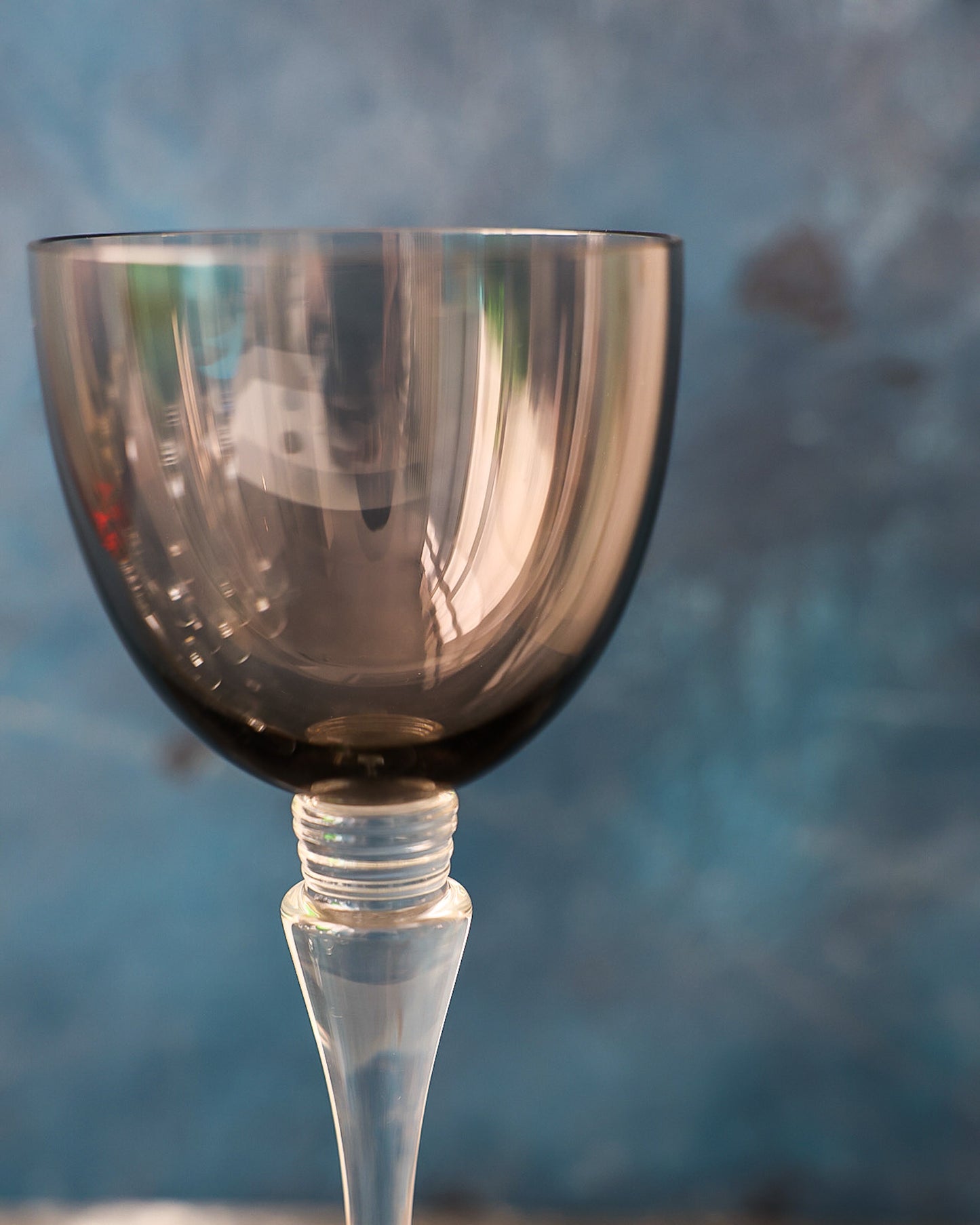 Set di sei bicchieri flutes saint louis colorati