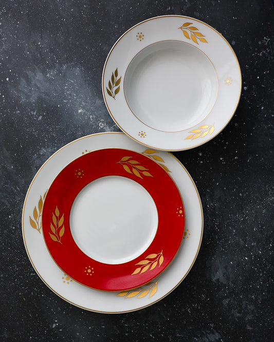 Servizio piatti completo da 12 Limoges coque