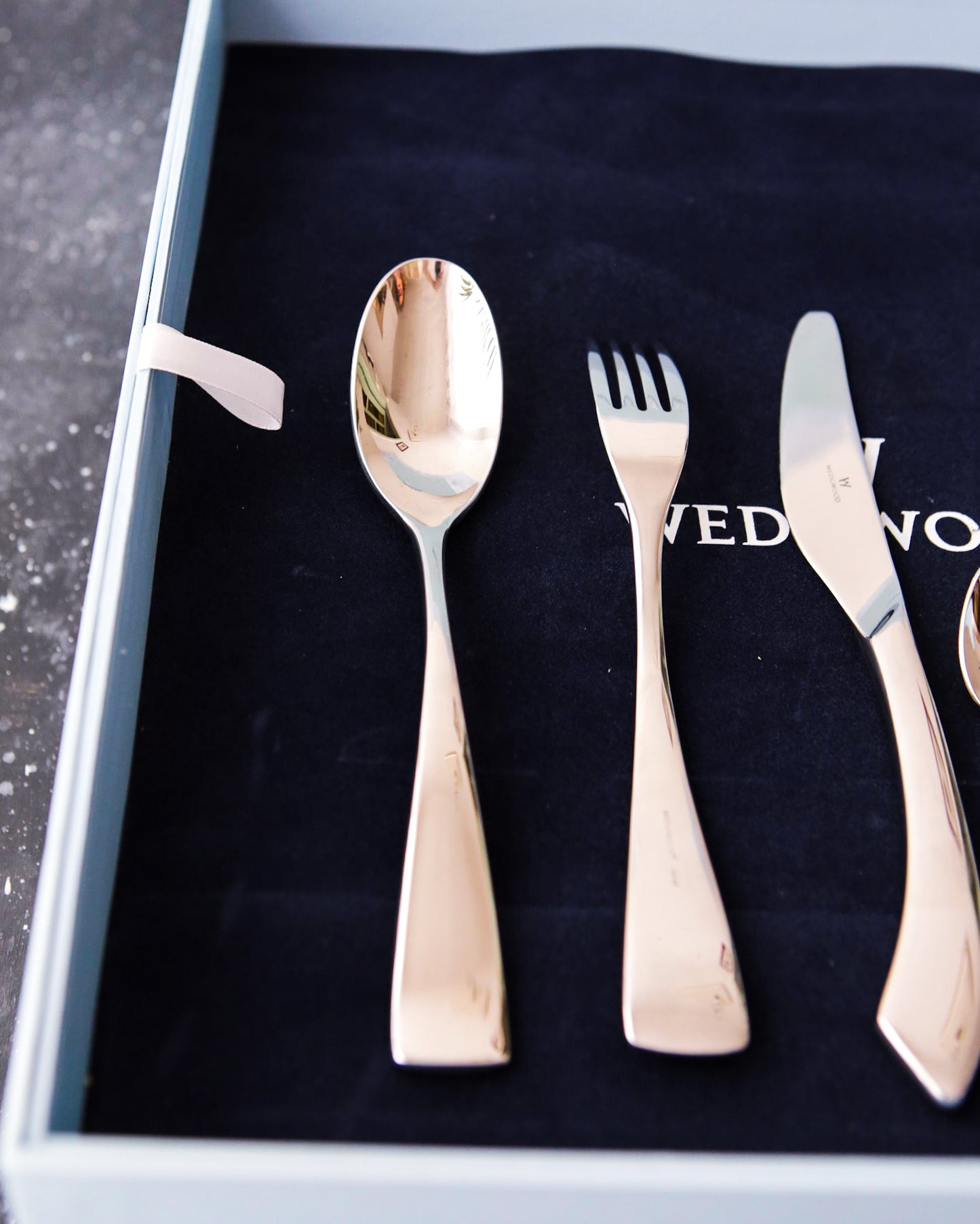 Servizio posate da 12 Wedgwood in acciaio mod Reflection