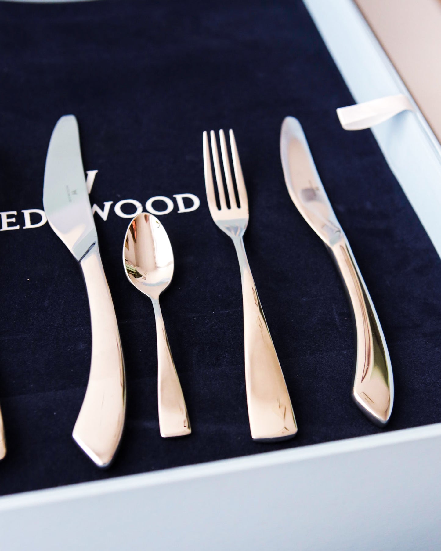 Servizio posate da 12 Wedgwood in acciaio mod Reflection