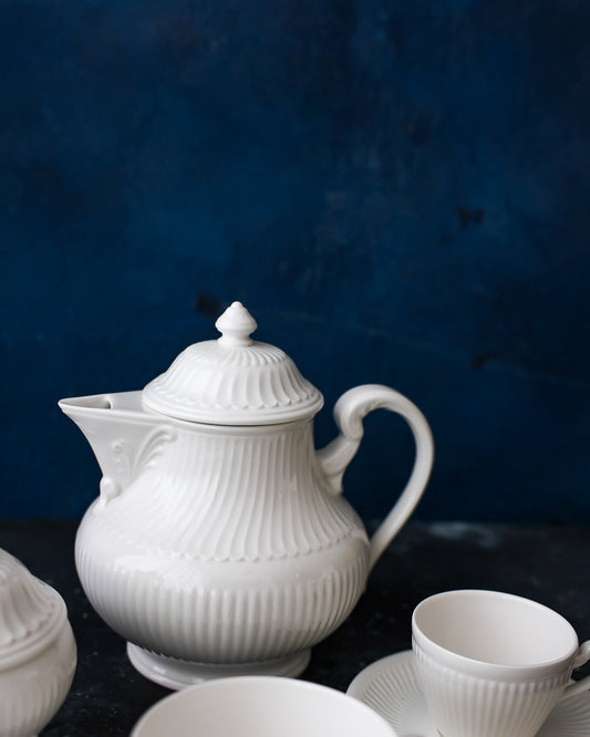 Set da caffè e tè da 6 e 12 Villeroy and Boch porcellana bianca