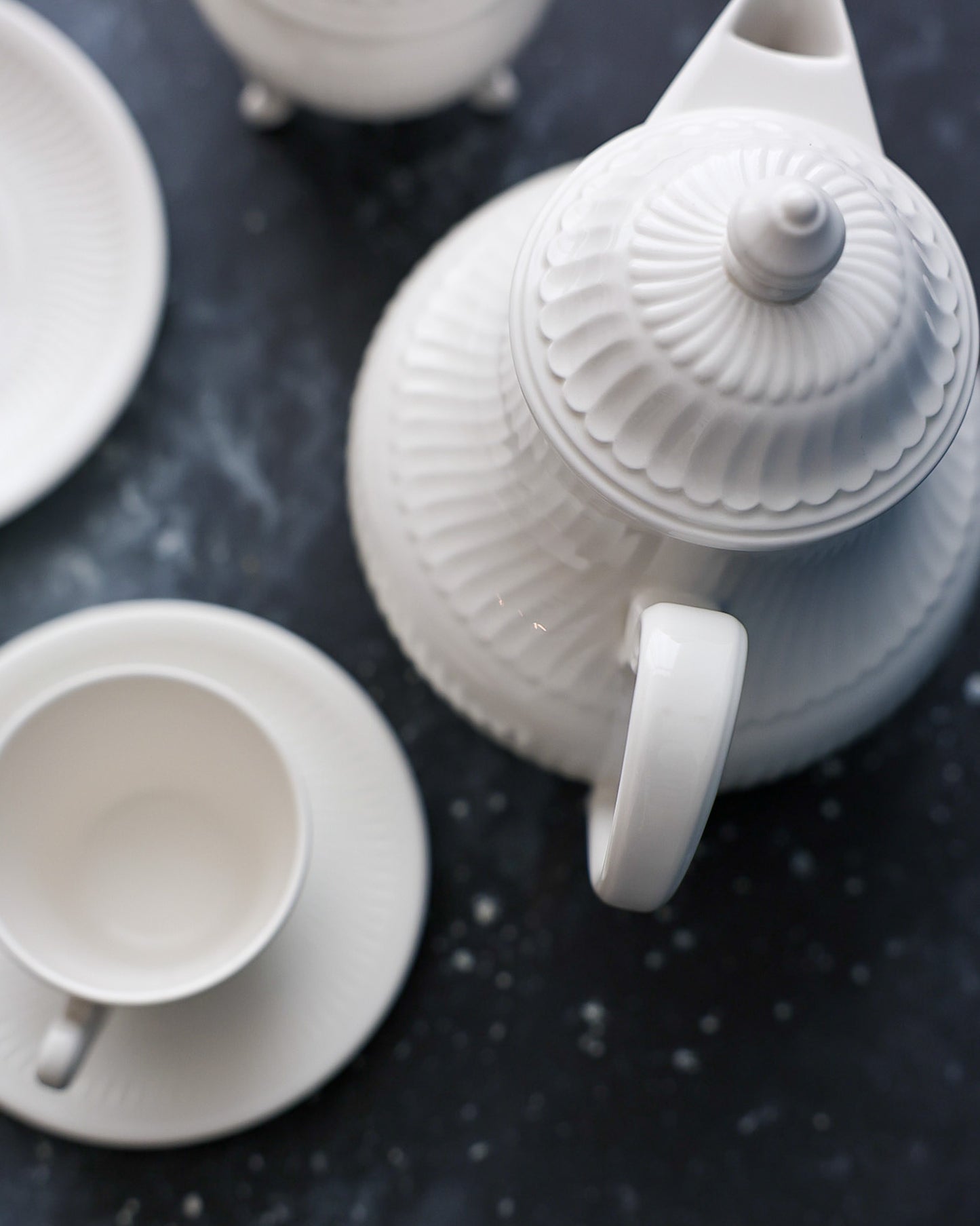 Set da caffè e tè da 6 e 12 Villeroy and Boch porcellana bianca