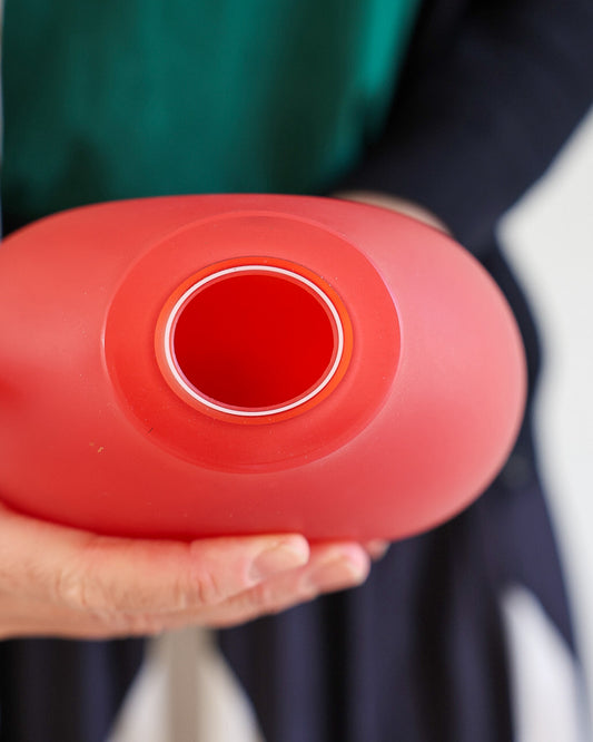 Vaso Barovier e Toso opale rosso