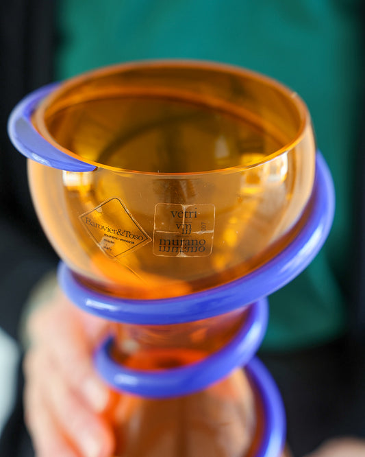 Vaso Barovier e Toso arancio
