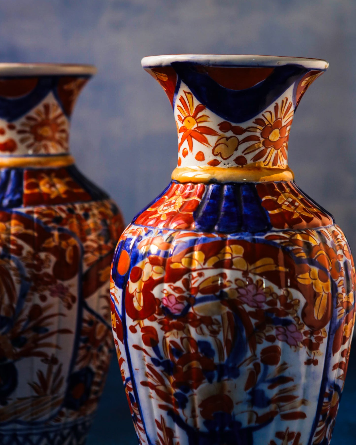 Coppia vasi imari