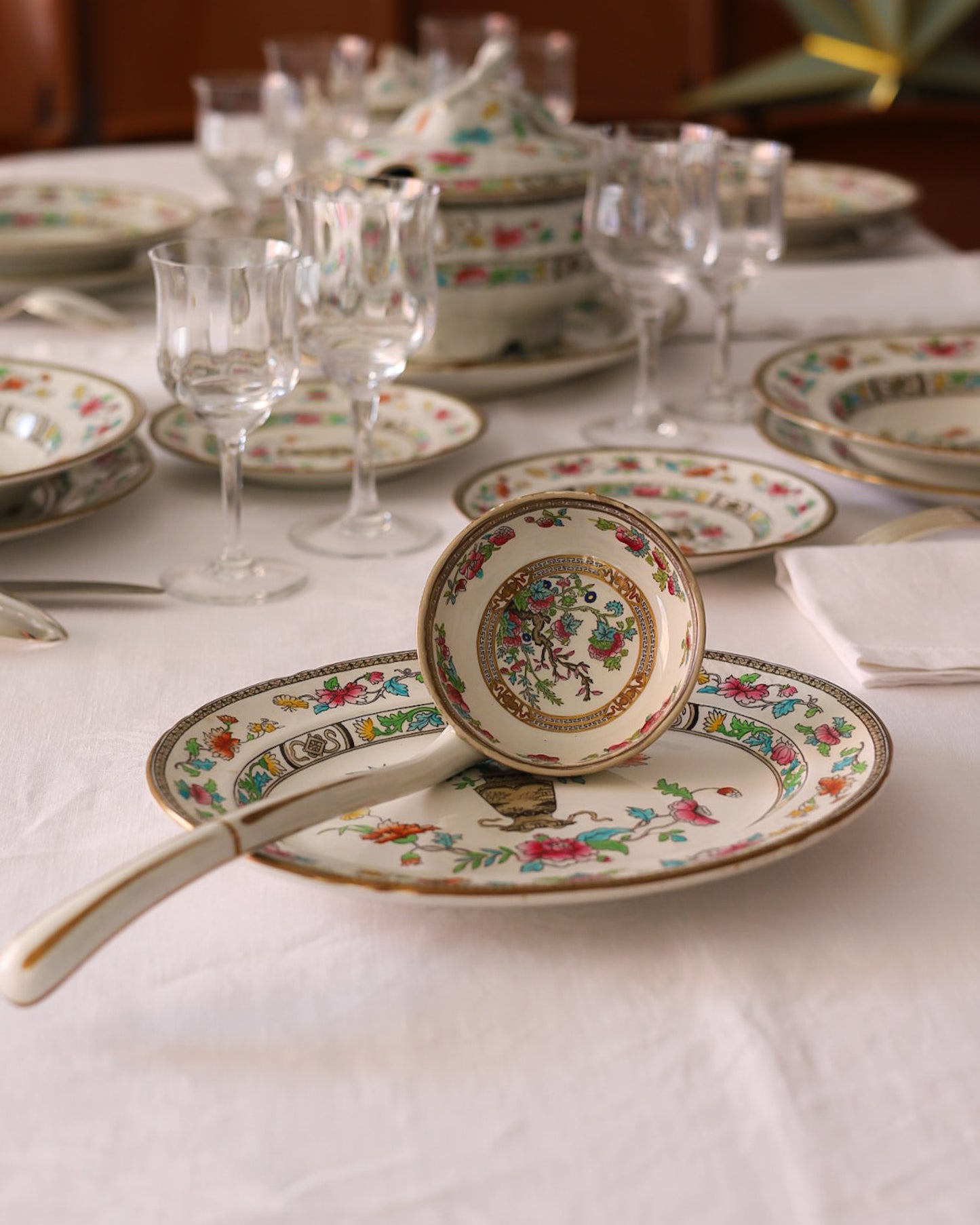 Servizio di piatti da 6 coperti Royal Doulton decoro cineseria primi 900