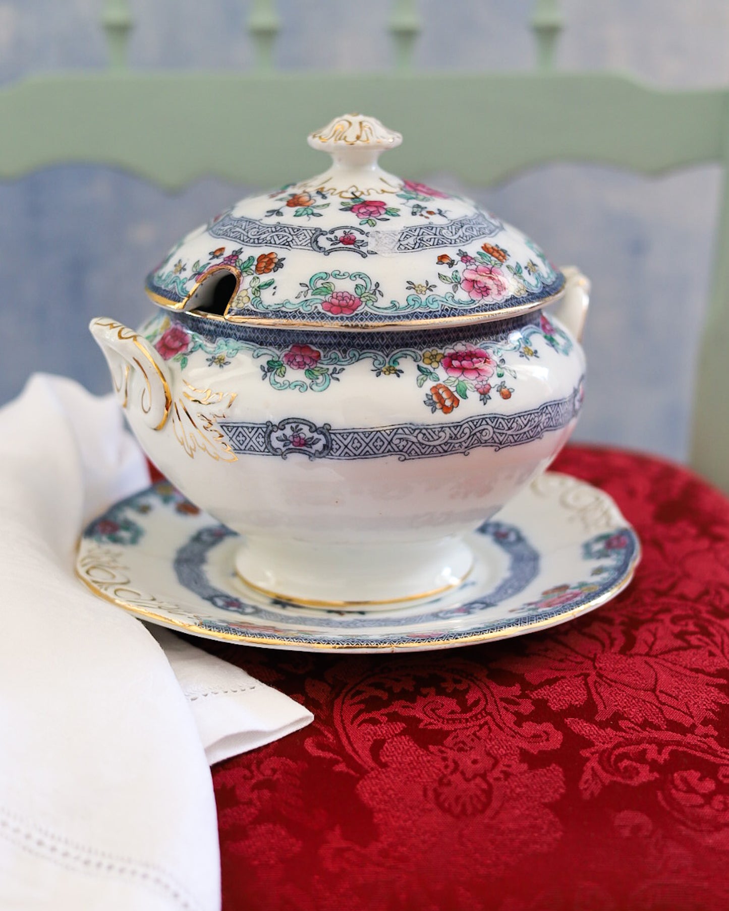 Servizio piatti da 7 coperti royal doulton decoro mandarin fine 800