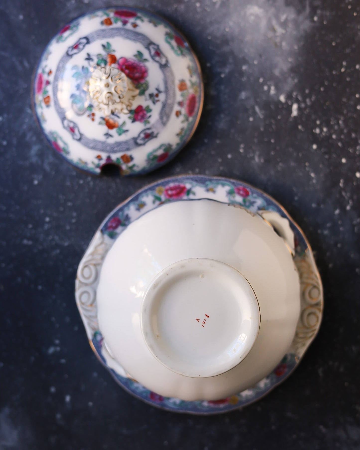 Servizio piatti da 7 coperti royal doulton decoro mandarin fine 800