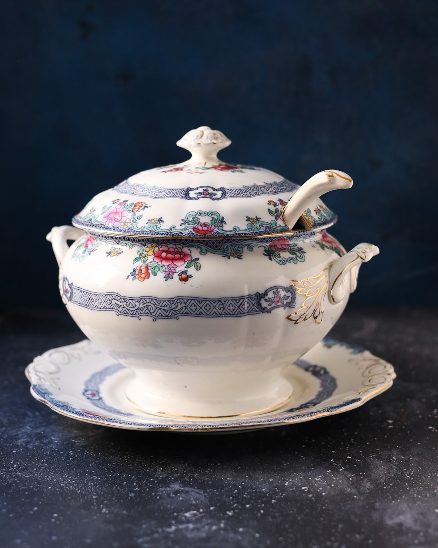Servizio piatti da 7 coperti royal doulton decoro mandarin fine 800